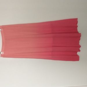 Peach Ombre AB Studios Maxi Skirt Sz S (S9)